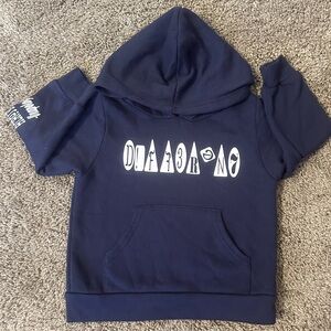 Navy Blue Kids Hoodie